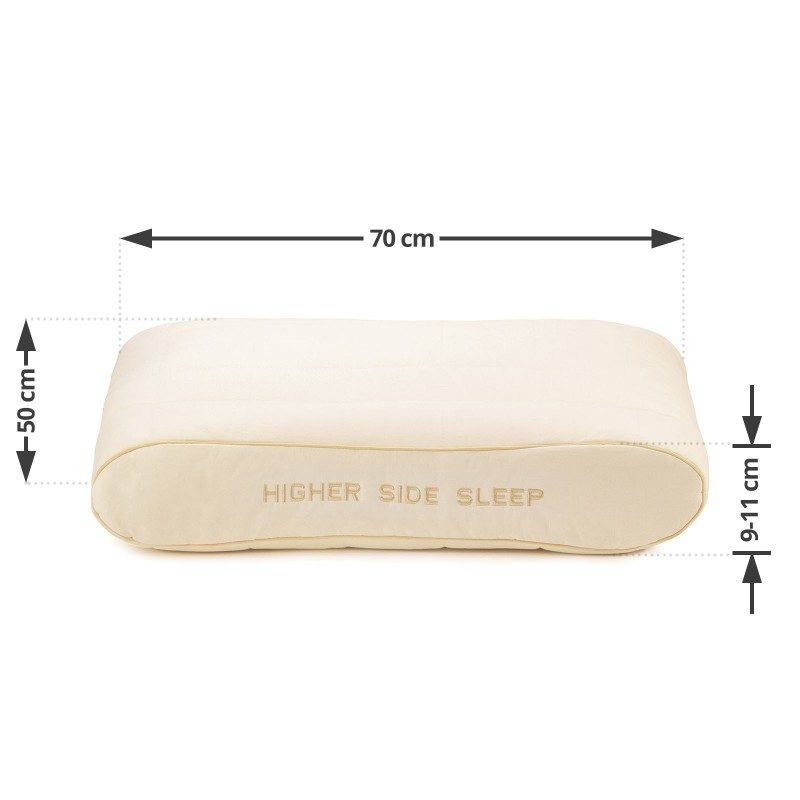 Klasični jastuk Hitex Bamboo Higher Side Sleep sa bambusovim vlaknima - 50x70cm 