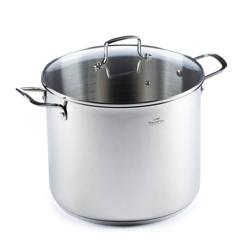 Vitapur čelični lonac Rosmarino Pour&Cook II sa staklenim poklopcem– 14 l, 28 cm