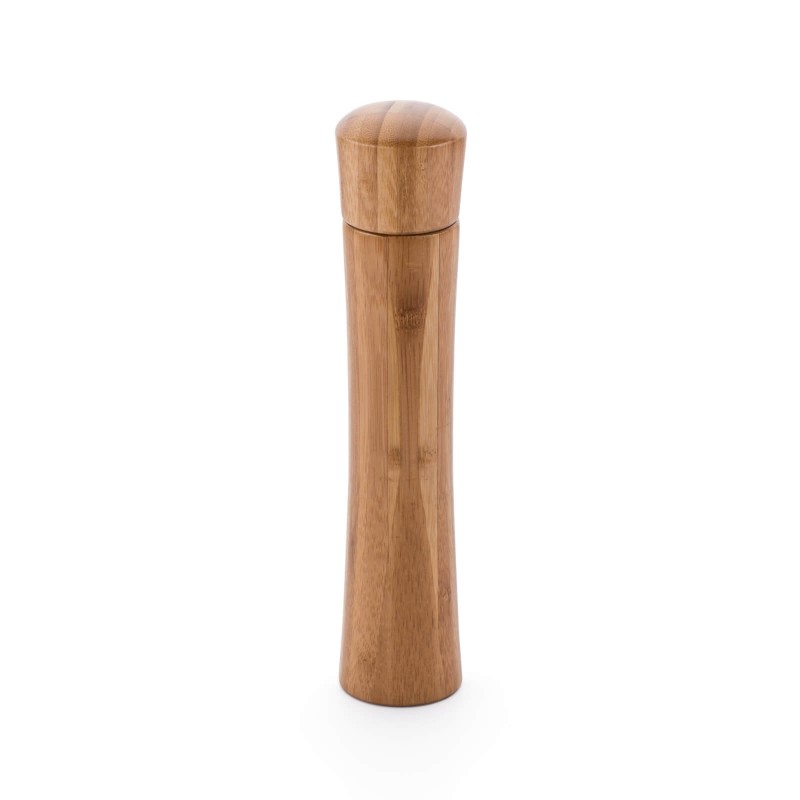 Praktičan mlin izrađen je od prirodnog bambusovog drveta, dok su oštrice od čvrste i izdržljive keramike. Mlin služi za mljevenje soli, bibera ili ostalih začina kojima obogaćujete svakodnevne obroke. Njegov elegantan dizajn i izgled savršeno će ukrasiti vaš sto ili kuhinjsku površinu.