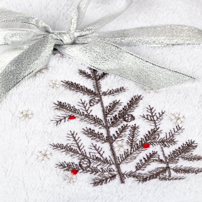 Peškir od pamuka Svilanit Christmas tree - bijela