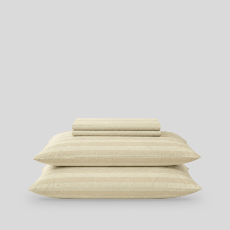 Svilanit PREMIUM vezena pamučno-satenska posteljina Isabella Beige - prestižni kvalitet egipatskog pamuka