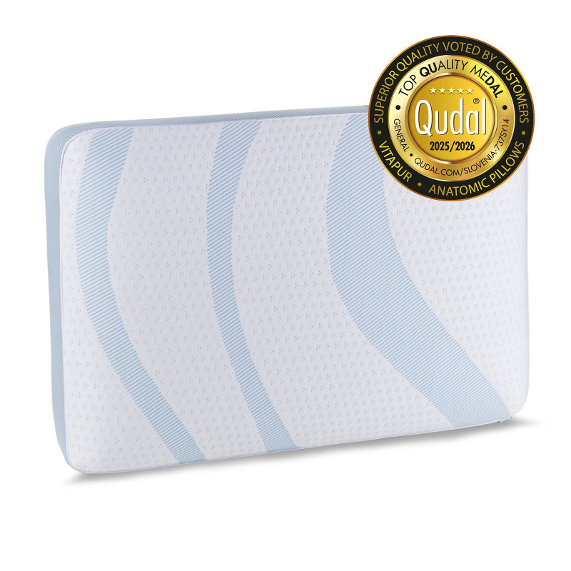 Vitapur ergonomski jastuk sa efektom hlađenja  MemoSilver Premium Fresh – 40 x 60 cm