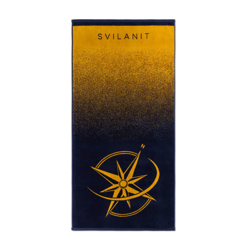 Peškir za plažu Svilanit Golden Compass, 80x160 cm