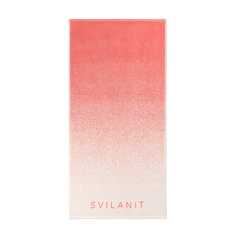 Peškir za plažu Svilanit Gradiant Peach, 80x160 cm
