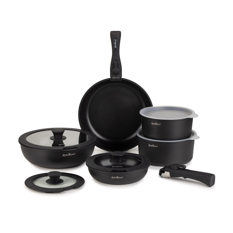 12-dijelni set posuđa za kuvanje sa odvojivom ručkom Rosmarino Click&Cook