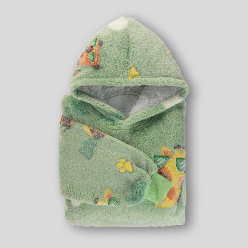 Dječije hoodie ćebe Svilanit JungleCool + poklon čarape