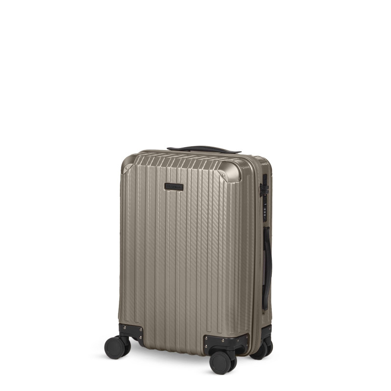 Kabinski putni kofer sa USB priključkom Scandinavia Voyage Prestige – 40 L, srebrni