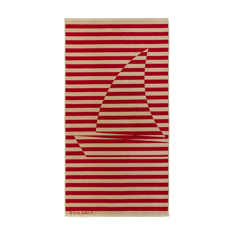 Svilanit premium peškir za plažu Sailing Boat, 80 x 160 cm