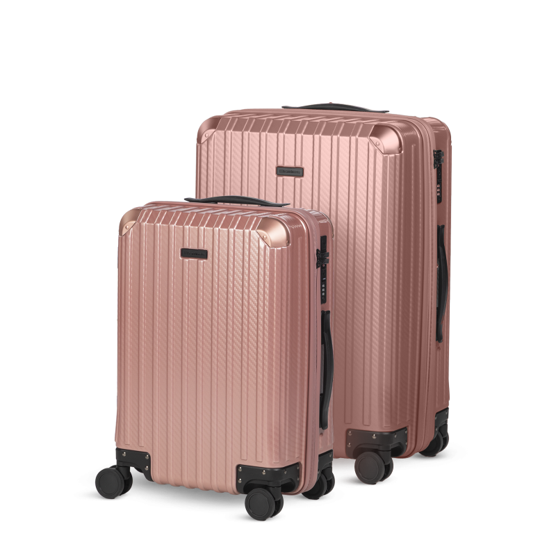 Set kabinskog i većeg putnog kofera Scandinavia Voyage Prestige – 40 + 60 L, roze