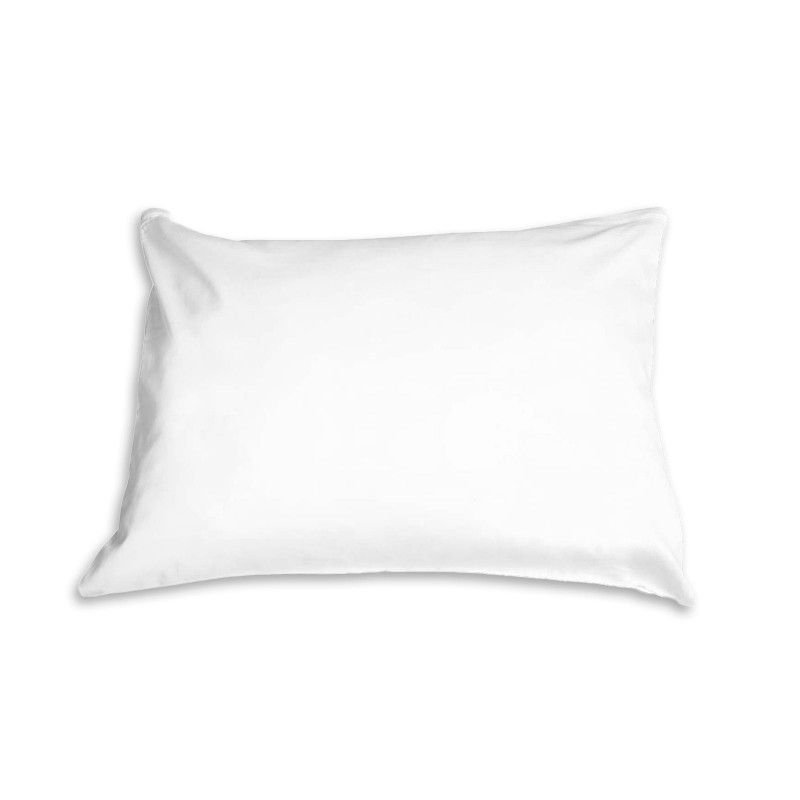 Jastučnica Miha se može kombinovati sa različitim posteljinama. Od visokokvalitetnog pamučnog satena, dostupna u veličini 50x70cm. Set od dvije jastučnice bijele boje. 
