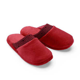 Ženske papuče VITAPUR Family Soft Touch HOME – crvene