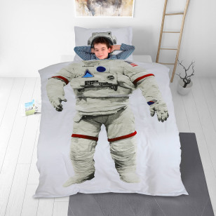 Dječija pamučna posteljina Svilanit Astronaut