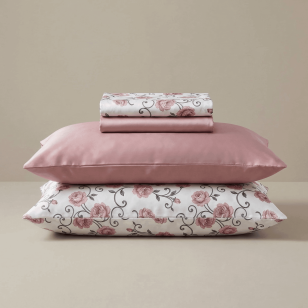 Pamučno-satenska posteljina Svilanit Rose Flower