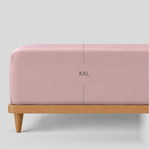 Pamučni čaršav Svilanit Luxe Sateen XXL - rozi