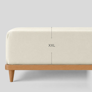 Pamučni čaršav Svilanit Luxe Sateen XXL - bež