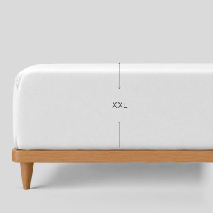 Pamučni čaršav Svilanit Luxe Sateen XXL - bijeli