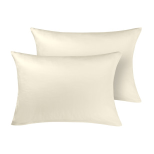 Set 2 pamučne jastučnice Svilanit Luxe Sateen - bež