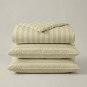 Svilanit PREMIUM vezena pamučno-satenska posteljina Isabella Beige - prestižni kvalitet egipatskog pamuka
