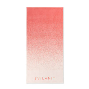 Peškir za plažu Svilanit Gradiant Peach, 80x160 cm
