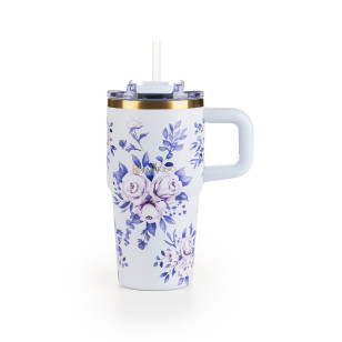 Termos Rosmarino MegaCup Roses 580 ml – plavi
