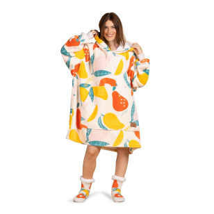 Hoodie ćebe za odrasle Svilanit FruityPop + poklon čarape