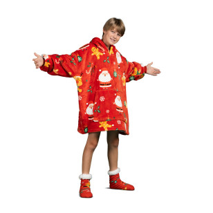 Dječije hoodie ćebe Svilanit XmassJoy + poklon čarape