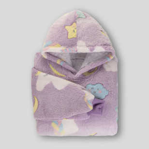 Dječije hoodie ćebe Svilanit DreamiCorn + poklon traka za kosu 