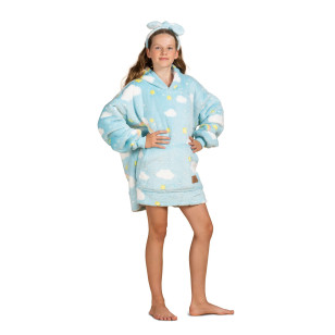 Dječije hoodie ćebe Svilanit SkyMagic + poklon traka za kosu