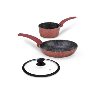 Vitapur  3-djelni set posuđa  Rosmarino Lava Stone Grape