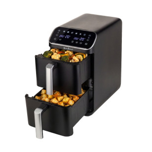 Visoka friteza na vrući vazduh sa 2 korpe Rosmarino Airfryer Tower 2.0 DuoStack – 9,4 L
