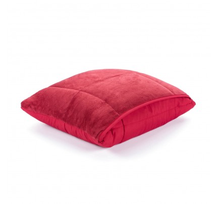 Dekorativni prekrivač Vitapur Soft Touch 4 u 1 tamno crveni