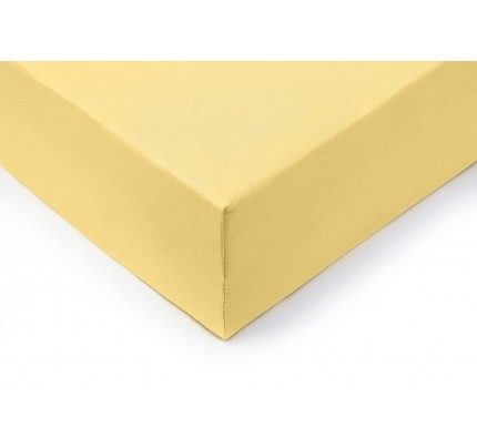 Pamučni elastični čaršav Lyon - žuti