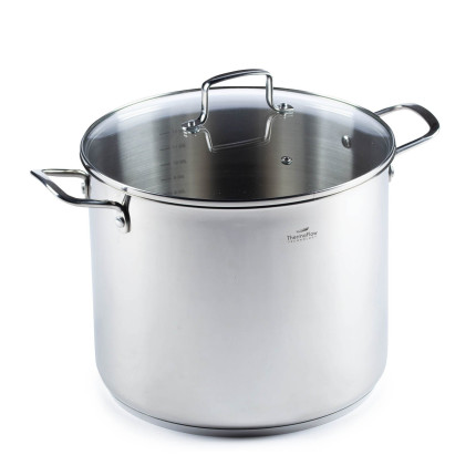 Vitapur čelični lonac Rosmarino Pour&Cook II sa staklenim poklopcem– 14 l, 28 cm