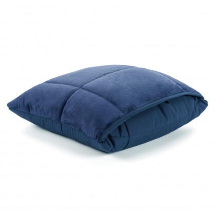 Dekorativni prekrivač/jastuk Svilanit SoftTouch 4 u 1 - plavi