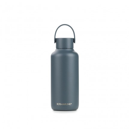 Staklena flaša za vodu Rosmarino 600 ml - siva