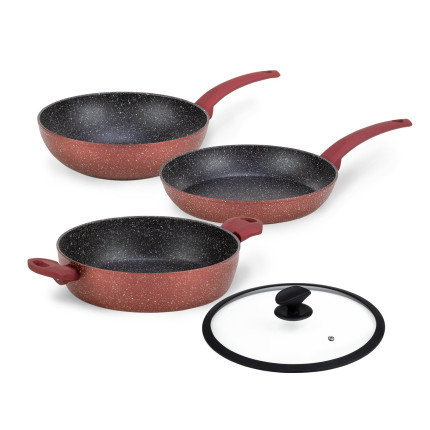 Vitapur 4-djelni set posuđa Rosmarino Lava Stone Grape