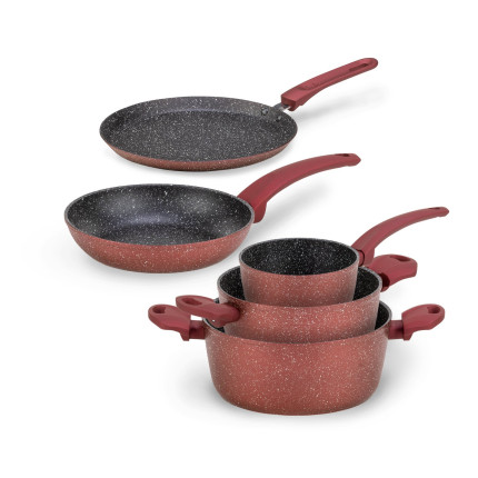 Vitapur  5-djelni set posuđa  Rosmarino Lava Stone Grape