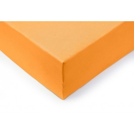 Pamučni elastični čaršav Lyon  - narandžasti