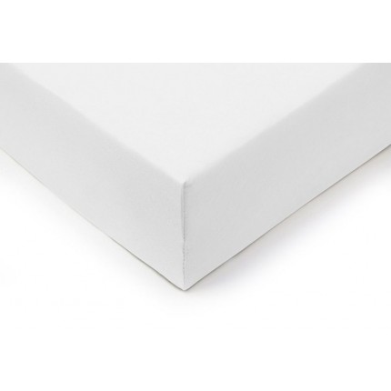 Pamučni elastični čaršav Lyon - bijeli