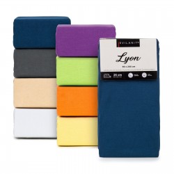 Pamučni elastični čaršav Lyon - teget