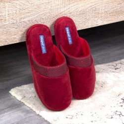Ženske papuče VITAPUR Family Soft Touch HOME – crvene