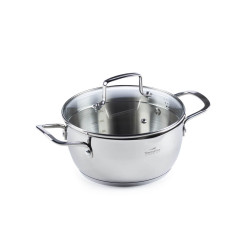 Vitapur čelični lonac Rosmarino Pour&Cook II sa staklenim poklopcem– 2,6 l, 20 cm