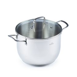 Vitapur čelični lonac  Rosmarino Pour&Cook II sa staklenim poklopcem – 7 l, 24 cm