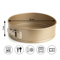 Kalup za pečenje torte Rosmarino Baker Golden 28 cm