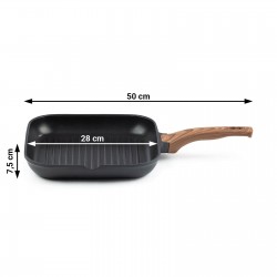 Tiganj grill Rosmarino Black Line - 28 cm 