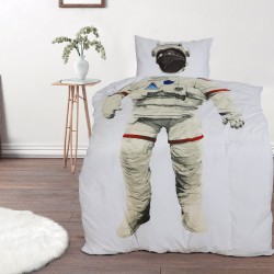 Dječija pamučna posteljina Svilanit Astronaut