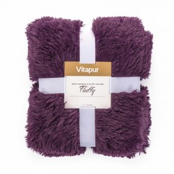 Dekorativni prekrivač Vitapur Fluffy – ljubičasti