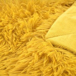 Dekorativni prekrivač Vitapur Fluffy – žuti