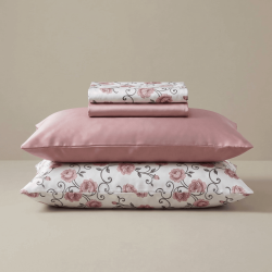 Pamučno-satenska posteljina Svilanit Rose Flower