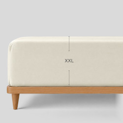 Pamučni čaršav Svilanit Luxe Sateen XXL - bež